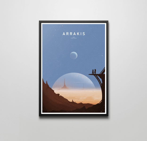 Arrakis • art print from the WORLDS series