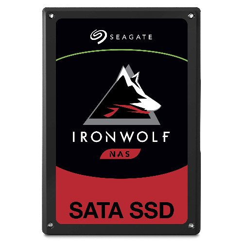 Seagate IronWolf 110 3.84TB NAS SSD Internal Solid State Drive – 2.5 inch SATA for Multibay RAID System Network Attached Storage, 2 Year Data Recovery (ZA3840NM10001) - 3.84TB