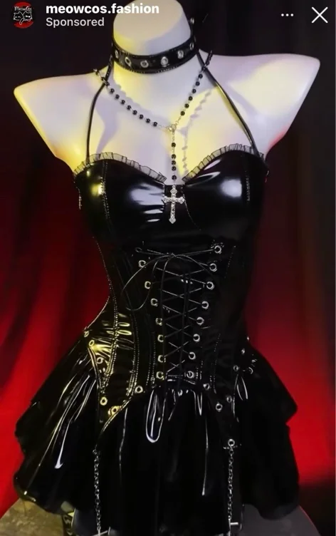 New pvc leather top ♥︎