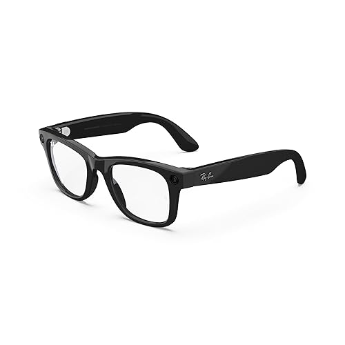 Ray-Ban | Meta Smart Glasses, Wayfarer - Regular - Shiny Black / Clear