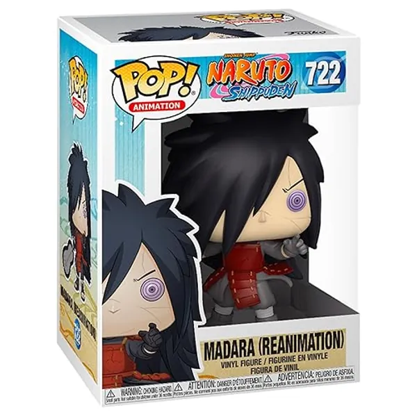 Funko Pop! Animation: Naruto Shippuden - Madara Uchiha, Reanimation Red Armor Exclusive Vinyl Figure #722