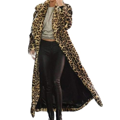 Leopard Print Fleece Coat, 