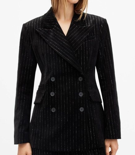All Saints Tailored Velvet Blazer