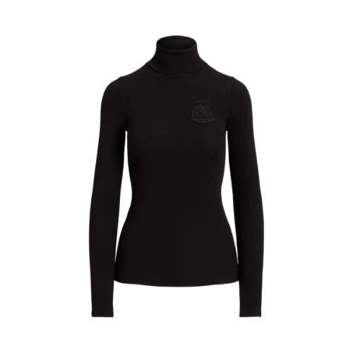 Crest Rib-Knit Roll Neck for Women | Ralph Lauren® CO