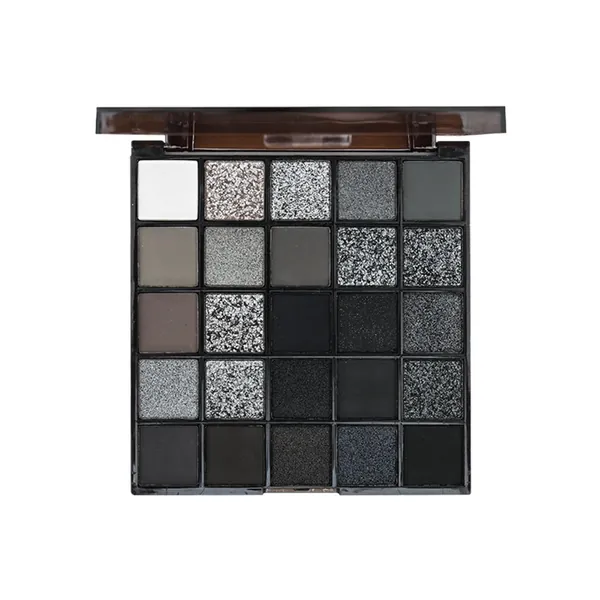 Eyeshadow Palettes - 25 Colors Smoky Eyeshadow Makeup Palette | Powder Shadow | Black Smokey Eye Shadow Pallets For Women | Gothic Smokey Eye Kit | Cool Tone Eye Shadow For Women Girls Beginners
