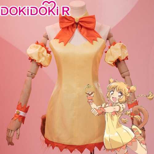 【Size S-3XL】DokiDoki-R Anime Tokyo Mew Mew Cosplay Huang Bulin Costume Huangbulin Wig Uniform | L-PRESALE