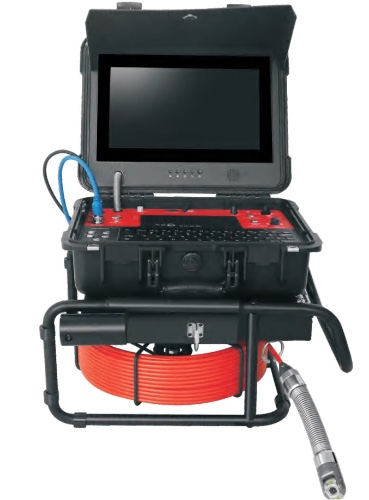 33mm Pan & Tilt Camera w/ 6.7mm Reel w/ digital meter counter, 13in DVR, 40m Reel | Default Title