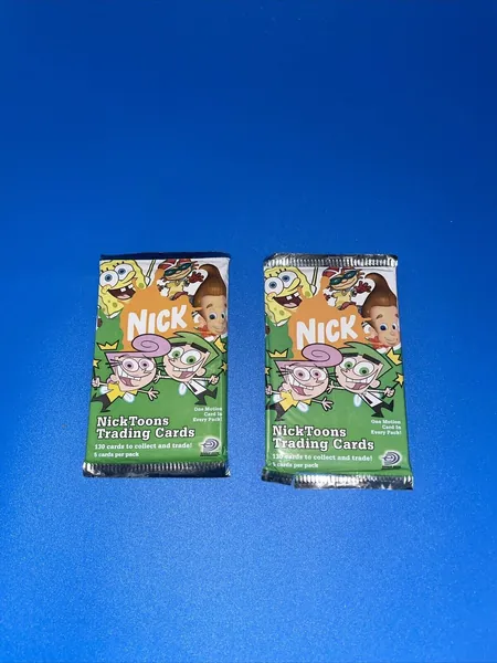 (2) Booster Packs of 2004 Nickelodeon NickToons Trading Cards Upper Deck Read MR