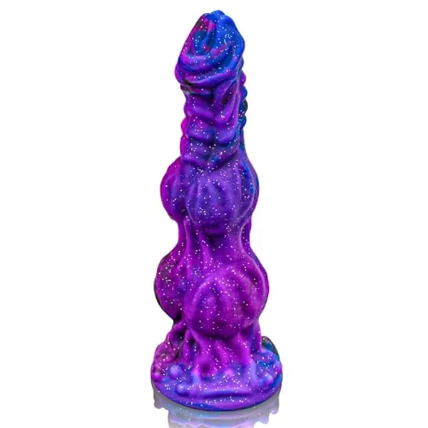 9.6" Monster Dildo Fantasy Horse Dildo with 2 Big Knots, Huge Dildo Thick Anal Dildo with Strong Suction Cup, Dragon Dildo Dog Knot Dildo for Women Sex, Anal Toys for Men Gay, Adult Toys for Women Men