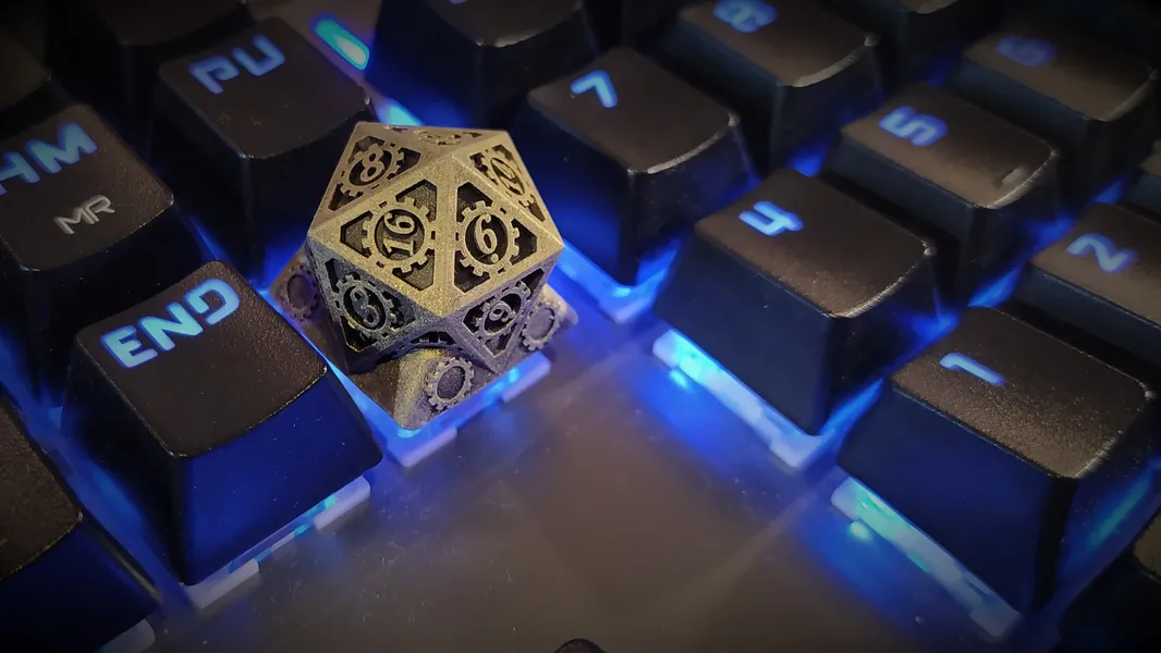 RPG Dice - Artisan Cherry MX Keycap