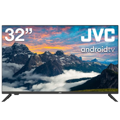 JVC 32'' Edgeless HD Android 11 Smart TV, Narrow Bezels, Remote Control with Voice Commands via Google Assistant, Built-in Chromecast, Prime Video, YouTube, Netflix and More (AV-H323115A11)