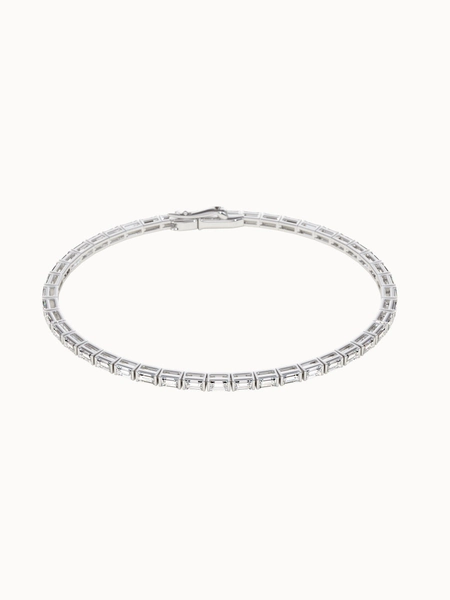 Classic Baguette Diamond Tennis Bracelet