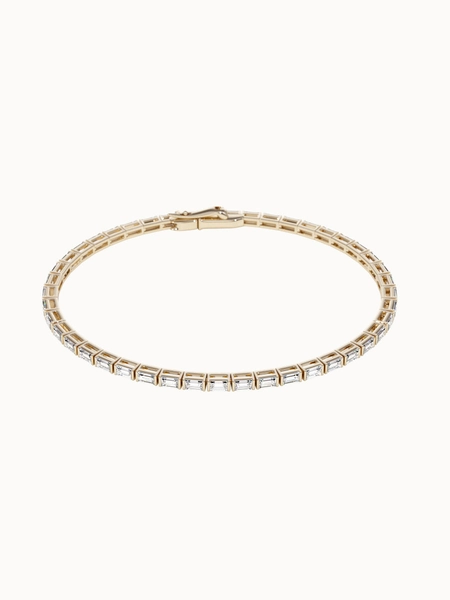Classic Baguette Diamond Tennis Bracelet