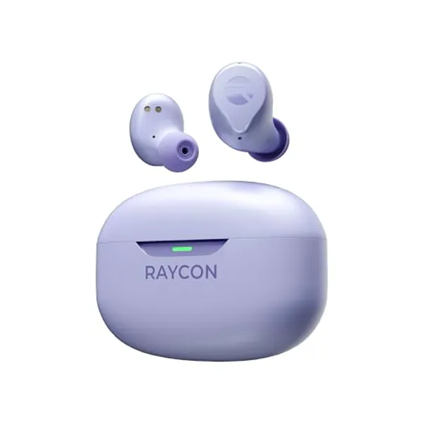 Raycon Everyday Earbuds (2024 Edition) - Bluetooth True Wireless in-Ear Buds with 32 Hours Playtime, Multpoint Technology, Extreme Comfort, and Active Noise Cancellation (Blush Violet)