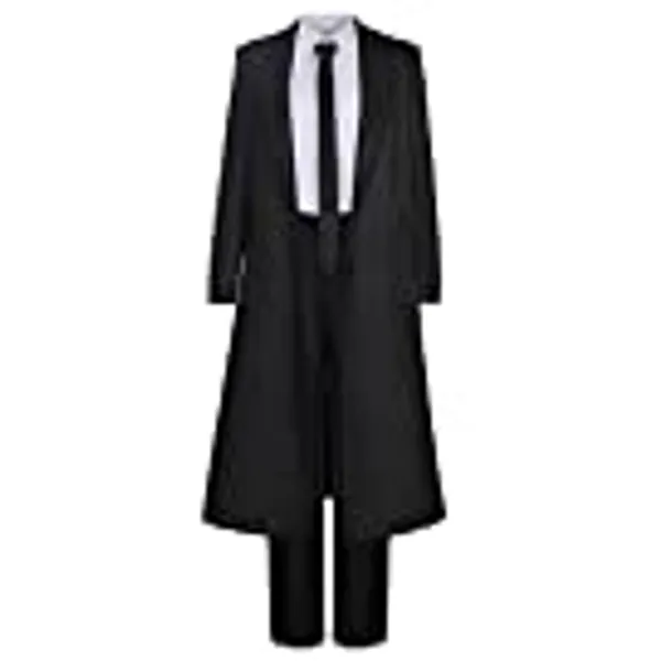 NOFONDA Chainsaw Man Makima Reze Power Cosplay Costume Outfit Uniform Women Girls Anime Halloween Shirt Pants Jacket Suit