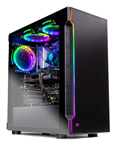 Skytech Shadow Gaming Computer PC Desktop – Intel Core i5 9400F 2.9GHz, GTX 1660 6G, 500GB SSD, 8GB DDR4 3000MHz, RGB Fans, Windows 10 Home 64-bit, 802.11AC Wi-Fi - 9400F | 1660