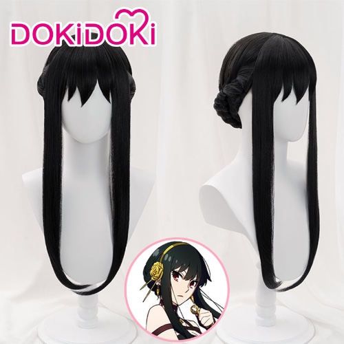 【Ready For Ship】DokiDoki Anime  Manga SPY×FAMILY Cosplay Yor Forger Wig New Party Outifit Dress spyxfamily | Yor Forger
