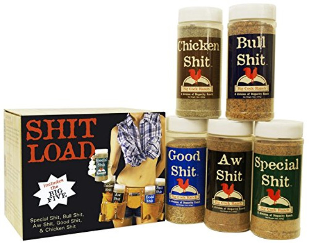 Special Shit - Shit Load Big 5 Sampler (Pack of 5 Seasonings with 1 each of Bull, Special, Good, Aw, Chicken - 