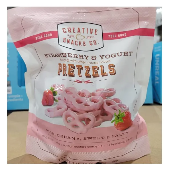 Creative Snacks Strawberry & Yogurt Pretzels 26 Oz - 