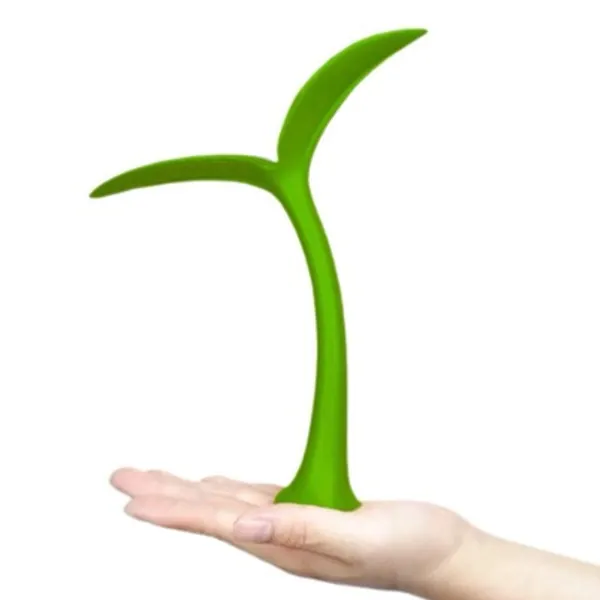 Car Roof Grass Bean Sprouts, 3D Car Sticker Roof Ornament,Quick And Easy to Find Vehicles for Garages, Anti-Collision Protector, Car Sticker Badge Emblem Decal