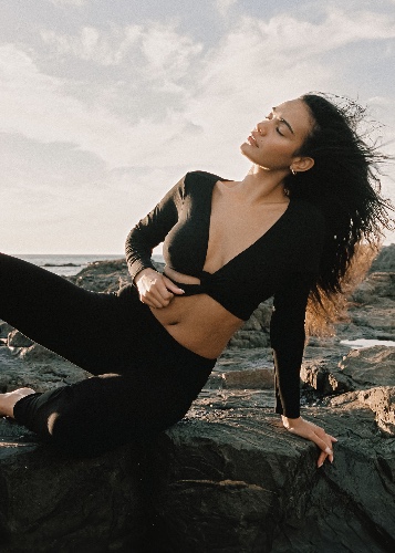 Agni Wrap Top Black | M/L