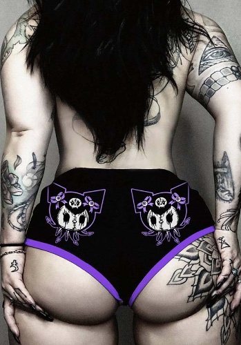 Kuromi Hello Kitty Metal | SHORTS - SMALL