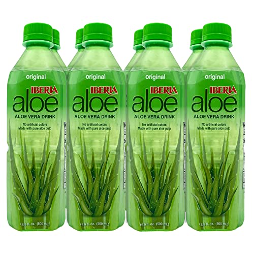 Iberia Aloe Vera Juice Drink with Pure Aloe Pulp, Original