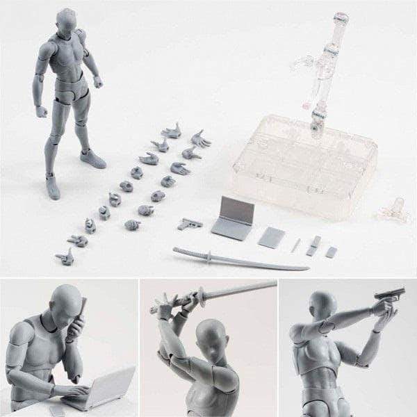 Bodykun Drawing Figures for Artists | Body Kun DX Edition / Kun - Male / Grey