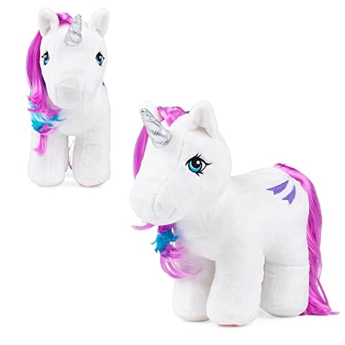 My Little Pony Unicorn and Pegasus Plush - Glory - Collector Plushie, Retro Stuffed Toy Animal, Kid, Toddler, Girl, boy, Mom, Birthday, Ages 3+ - Glory Plush
