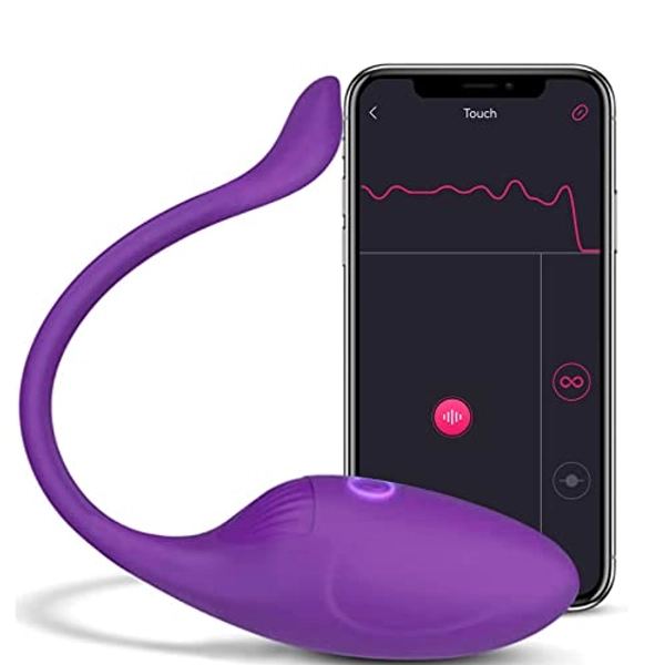 APP Remote Control G-spot Panty Vibrator, Pink Fun Long Distance Bluetooth  Wearable, Rechargerable Adult Sex Toys More Than 10 Vibrations for Women