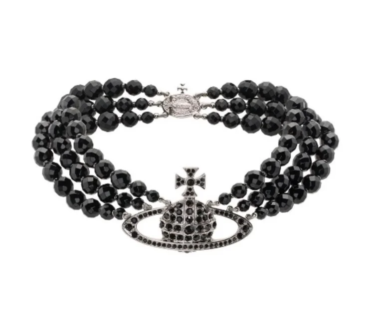 Messaline Orb three-row chocker