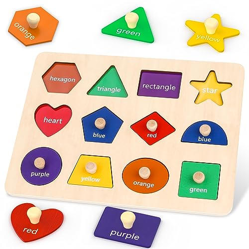 Wooden Shape Learning Puzzle
