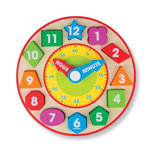 Melissa & Doug Shape Sorting Clock 
