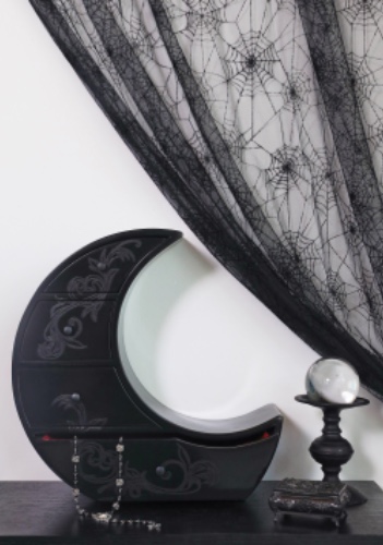 Moon Lore Table Top With Drawers | BLACK / ONE SIZE