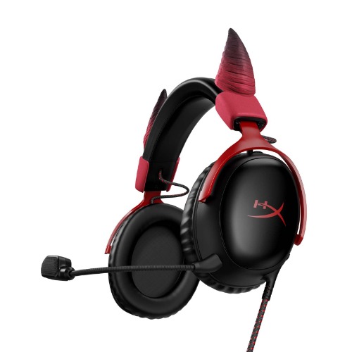 HX3D Headset Accessory - Horns | Red / Cloud III / Cloud III Wireless
