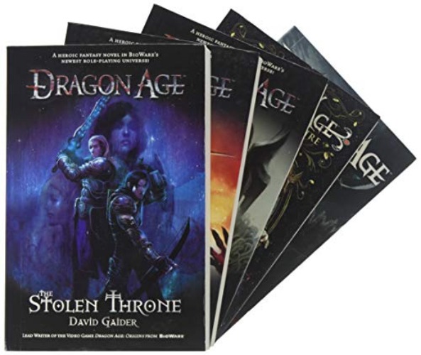 David Gaider Dragon Age Series 5 Books Collection Set (Stolen Throne, Calling, Asunder, Last Flight, Masked Empire)