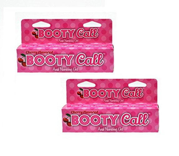 Booty Call Anal Numbing Gel, Cherry - Pack of 2 - 2