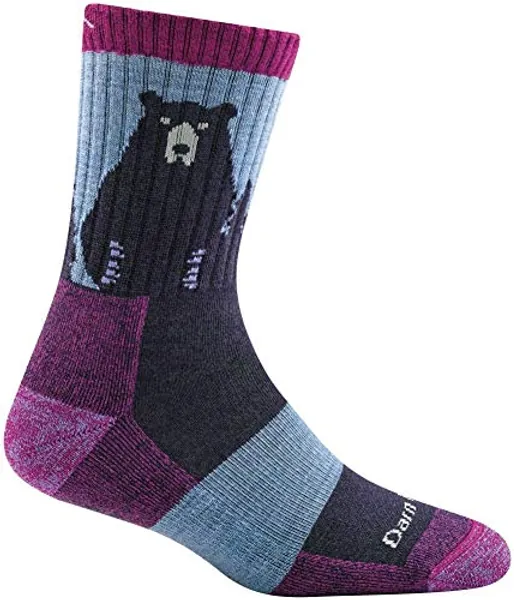 Darn Tough Bear Town Micro Crew Lightweight with Cushion Sock - Women's