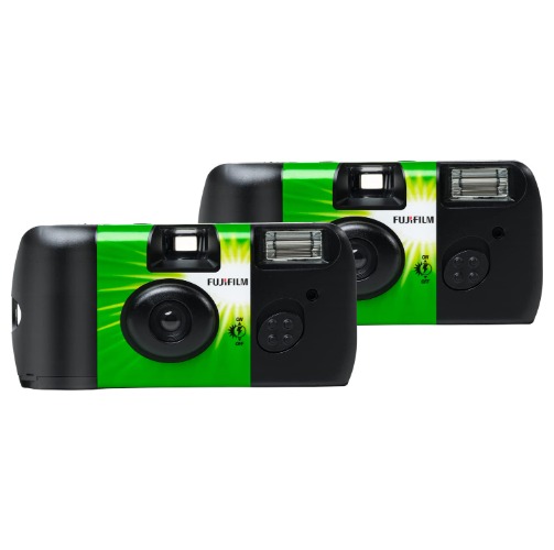 Fujifilm QuickSnap Flash 400 One-Time-Use Camera -2 Pack - 2 Pack (QuickSnap)