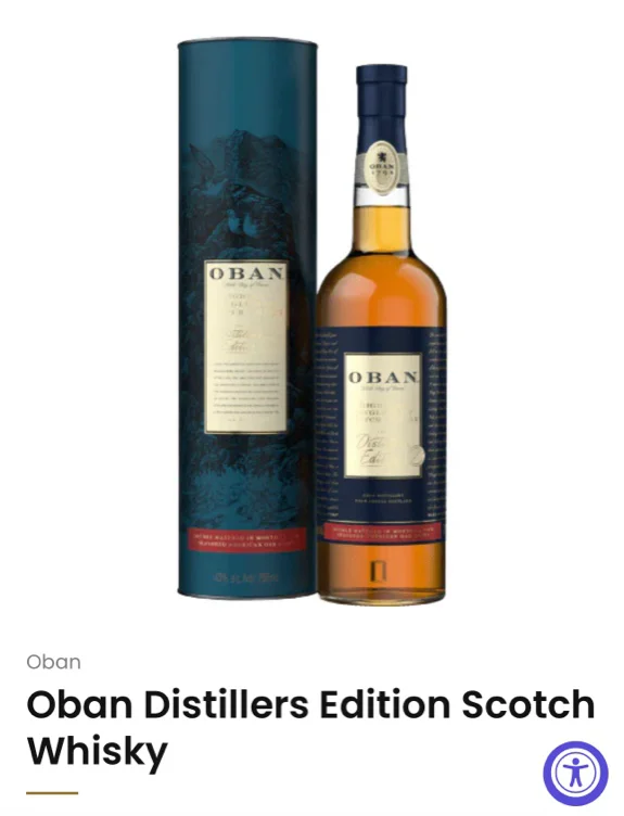 Oban Distillers Edition Single Malt Scotch