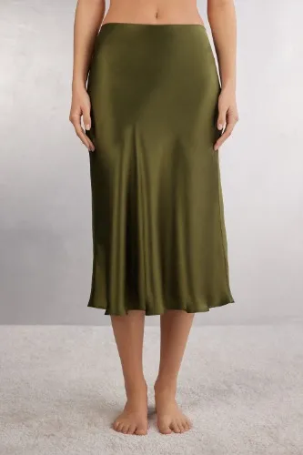 silk skirt (2 colors)