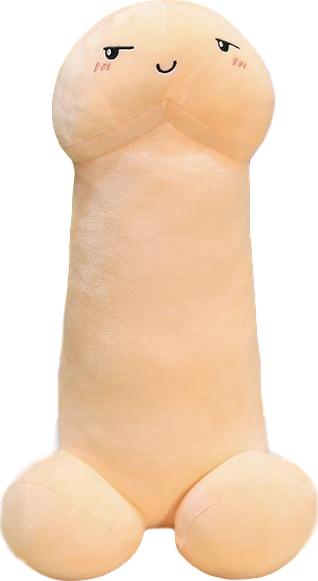 Giant Erect D Pillows (8 VARIANTS, 4 SIZES) - Beige (Shy) / 35" / 100 cm