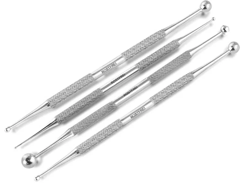 4er Set Akupressurstifte 1/2-3/7-5/8-6/9 mm Narbenstick Massage Akupunktur-Stift