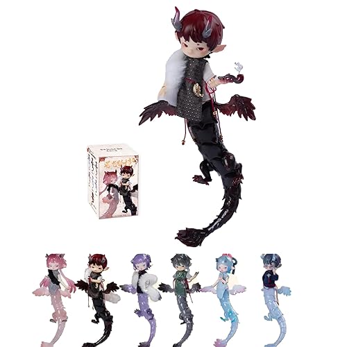 GNATAPIAY BJD Blind Box,Kawaii Penny's Treasure Box-Dragons 7.8inch Ball Jointed Doll Collectable Action Figure Doll for Girls Birthday Party Gift - 1 Box