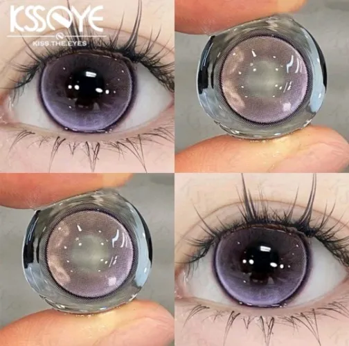 Lentes de contato lilás🪻