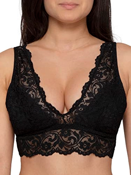Smart & Sexy Signature Lace Deep V, Wireless Bralette for Women, available in Multi Packs