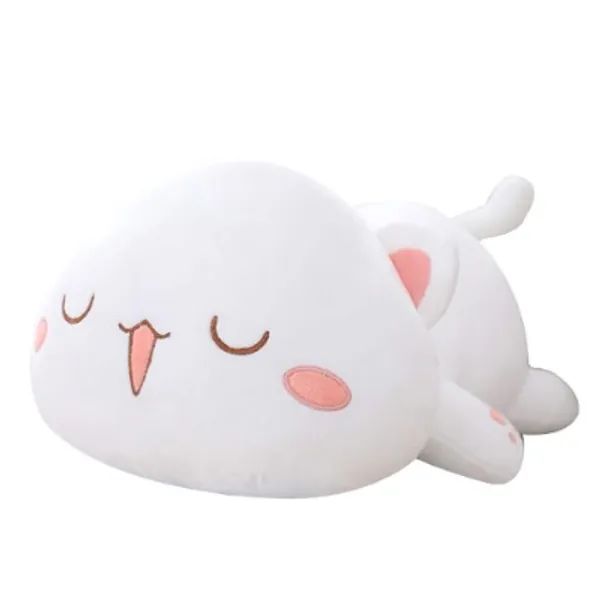 35-65 Kawaii Lying Cat Plush Toys Stuffed Cute Cat Doll Lovely Animal Pillow Soft Cartoon Toys for Children Girls