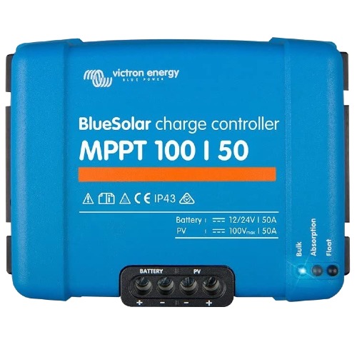 Victron Energy BlueSolar 12/24V-50A MPPT 100/50 Charge Controller - 100V 50A