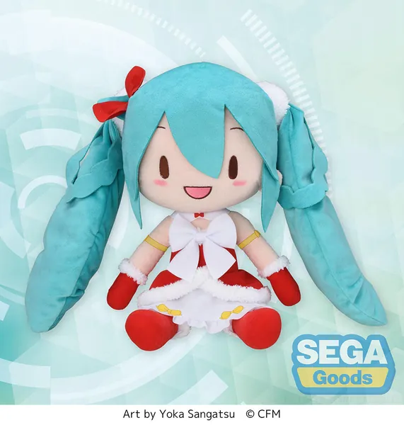 Hatsune Miku - Christmas 2022 Miku Fluffy Big Plush 10"