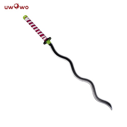 Uwowo Anime Weapons Iguro Obanai Personal Swords Corps Cosplay Props